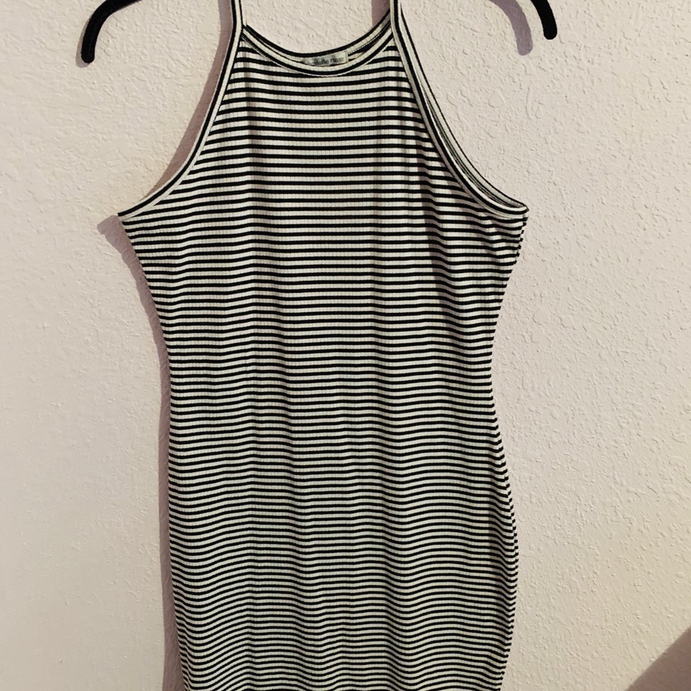 Stripped Body-con Dress